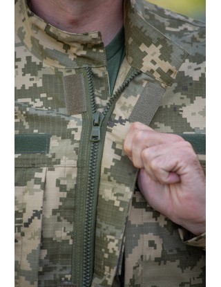 Куртка  "Полігон", піксель ММ14 ріп-стоп (60% бав, 40% п/е)